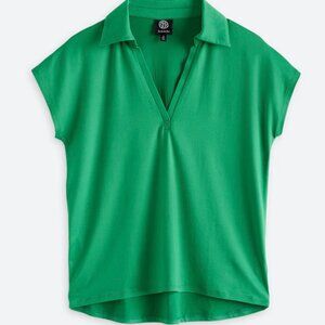 Bobeau Nuanya V Neck Polo Knit Top Women's XL